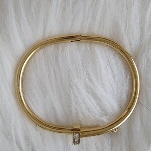 Gold nail bangle
